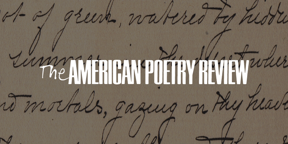 american poetry review