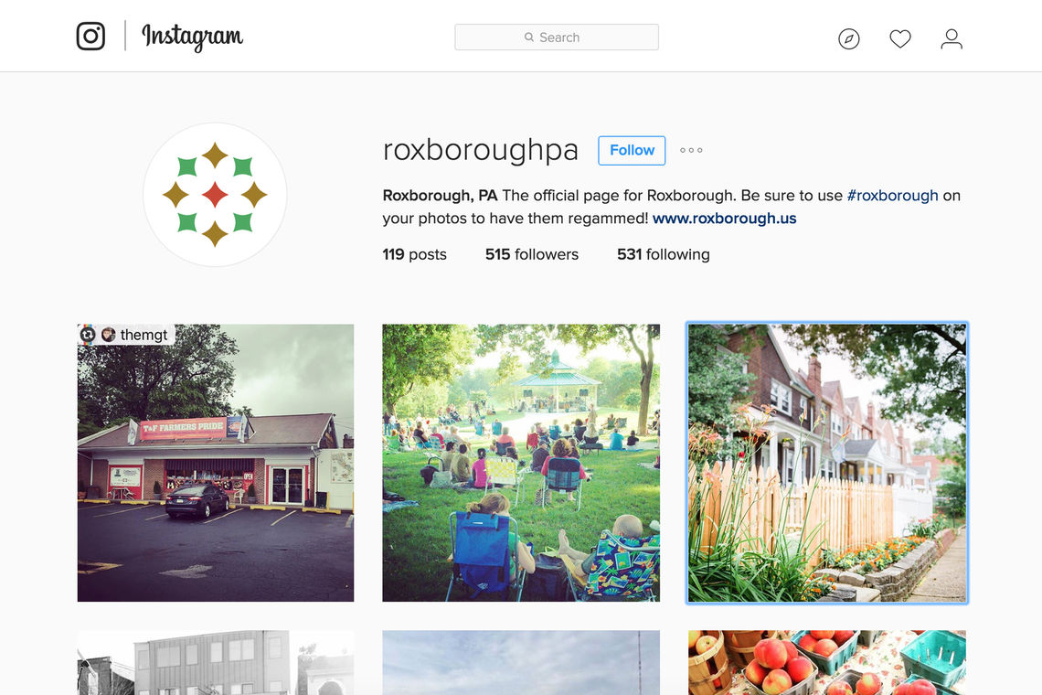 roxborough identity instagram