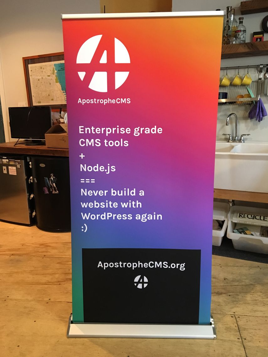 ApostropheCMS Node.js interactive banner